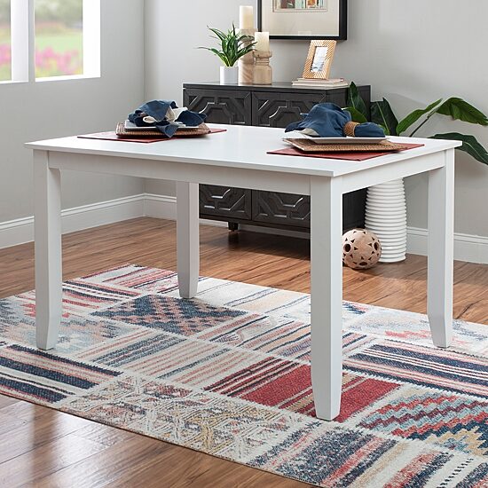 Linon Ternier Rectangular Wood-Top Dining Table