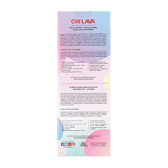 CHI Chi Lava 1 Inch Bubilicious Flat Iron