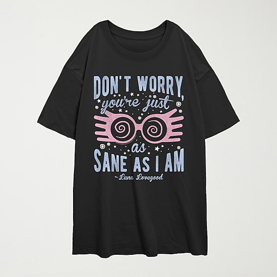 Harry Potter Luna Lovegood Tee Womens Juniors Crew Neck Short Sleeve Regular Fit Harry Potter Graphic T-Shirt
