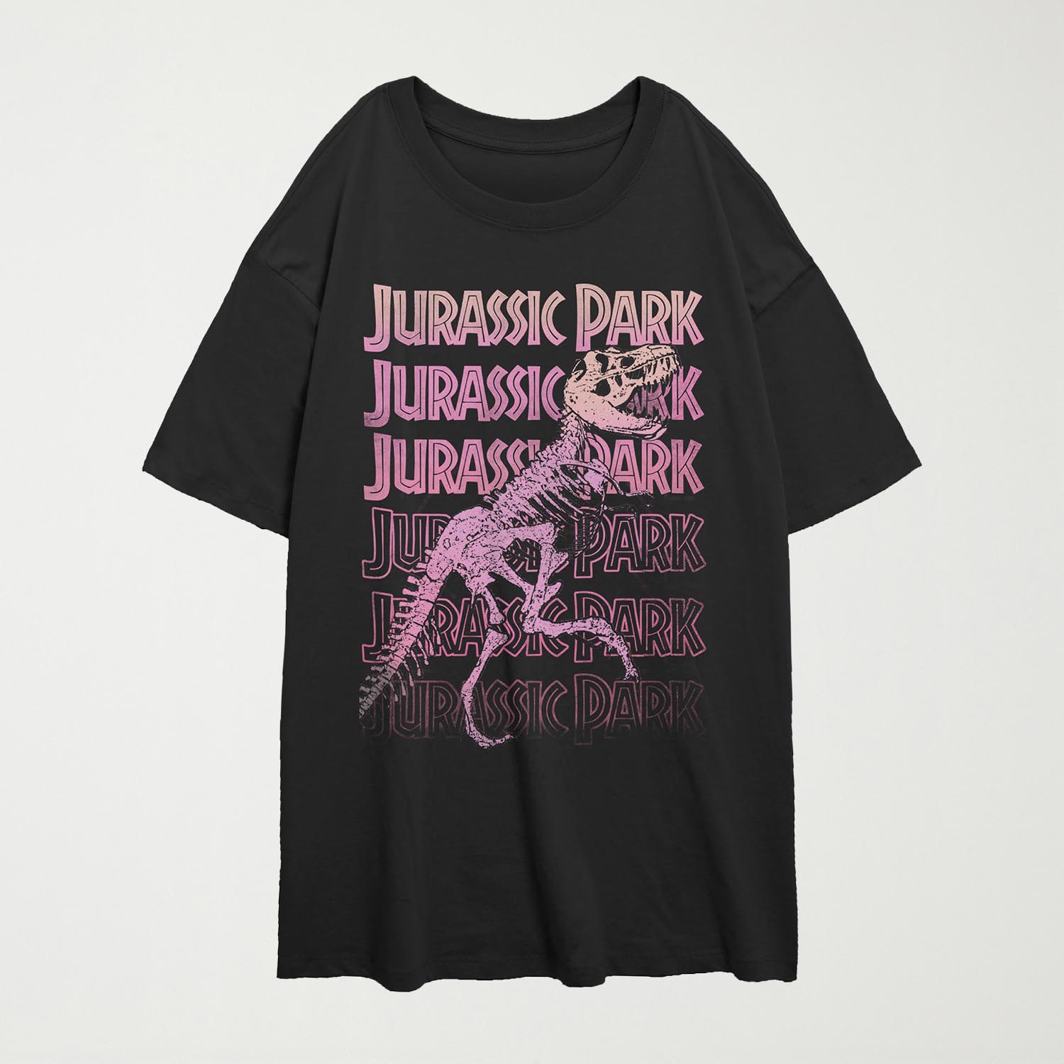 Jurassic Park Tee Womens Juniors Crew Neck Short Sleeve Regular Fit World Graphic T-Shirt