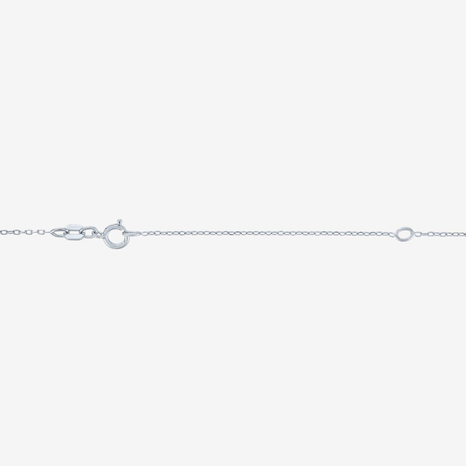 Mom (G-H / Si2-I1) Womens 1/10 CT. T.W. Lab Grown White Diamond Sterling Silver Heart 18 Inch Pendant Necklace