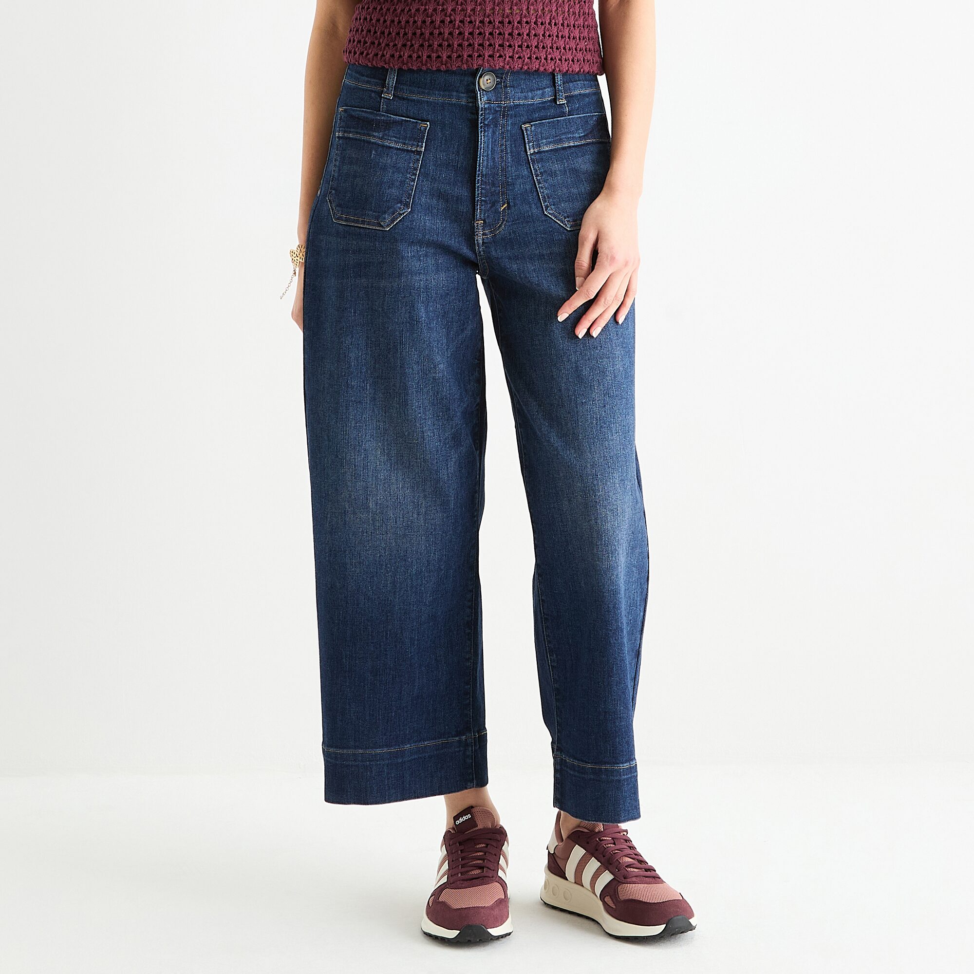 a.n.a Womens Highest Rise Cropped Jean