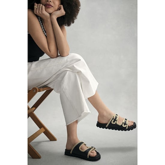 a.n.a Dublin Womens Footbed Sandals