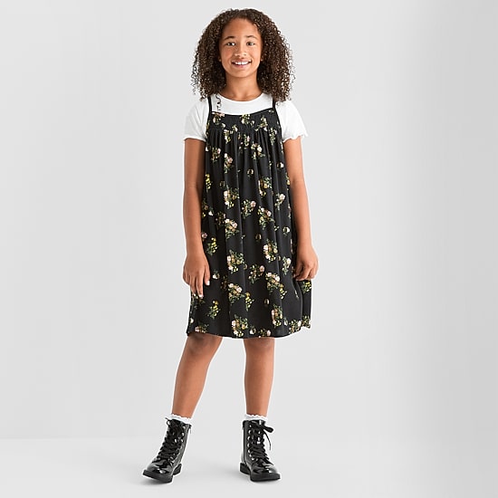 Thereabouts Little & Big Kid Girls Sleeveless Slip Dress
