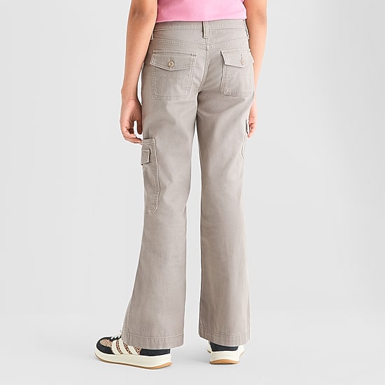 Thereabouts Little & Big Kid Girls Flare Cargo Pant