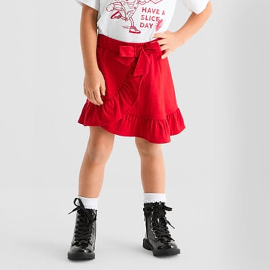 Thereabouts Little Girls Wrap Skirt
