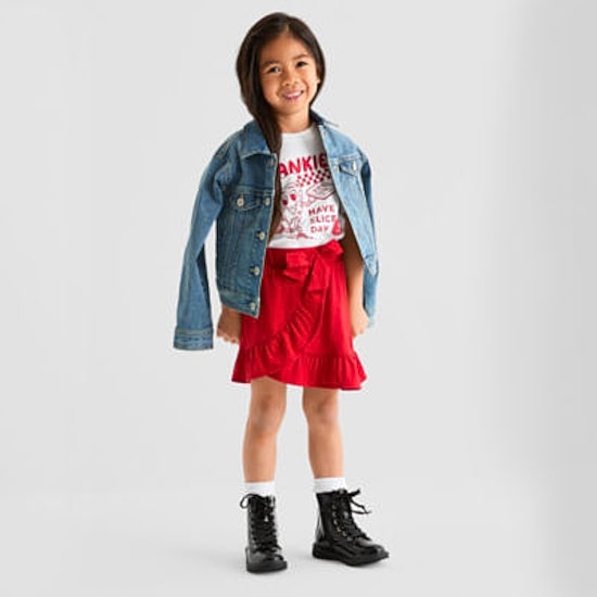 Thereabouts Little Girls Wrap Skirt