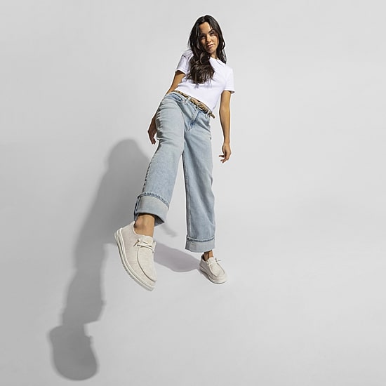 HEYDUDE Wendy Womens Moc Closed Toe Slip-On Shoe