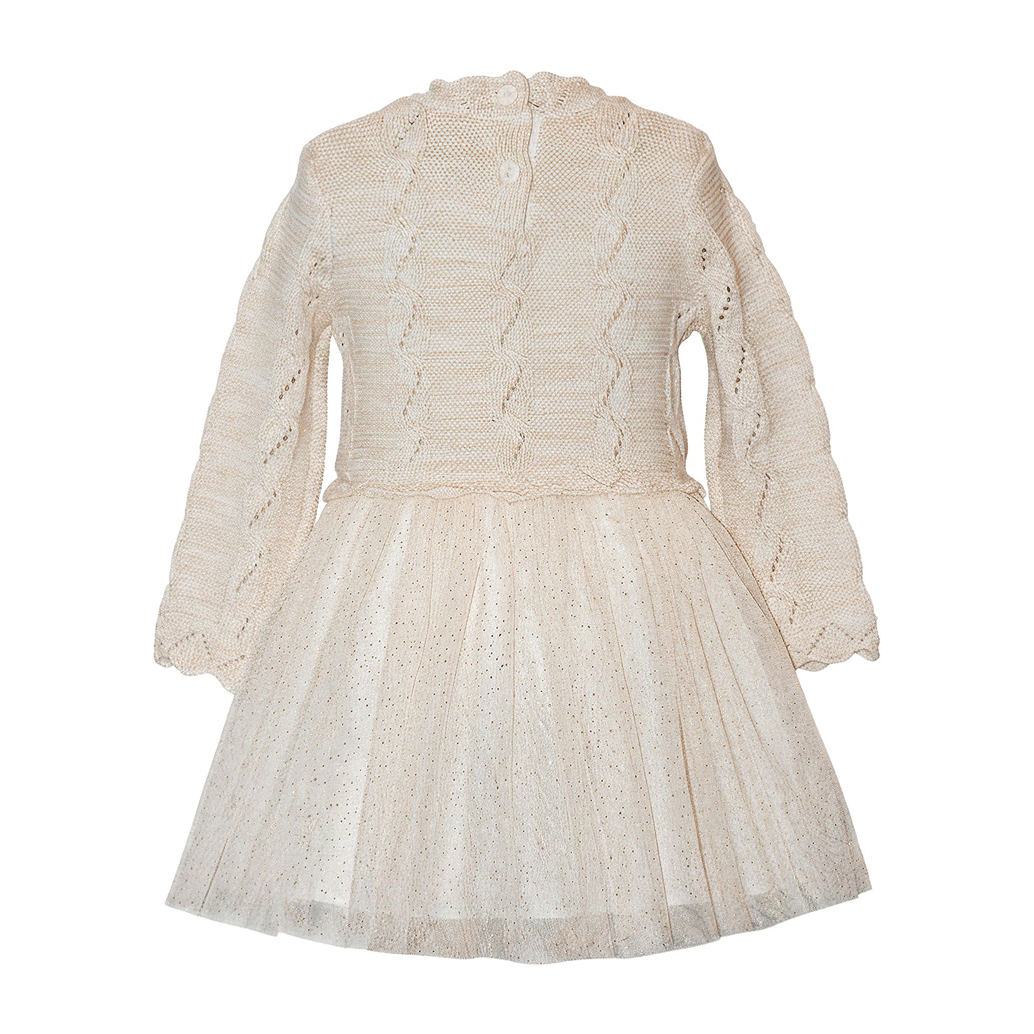 Bonnie Jean Baby Girls Long Sleeve Knit A-Line Dress