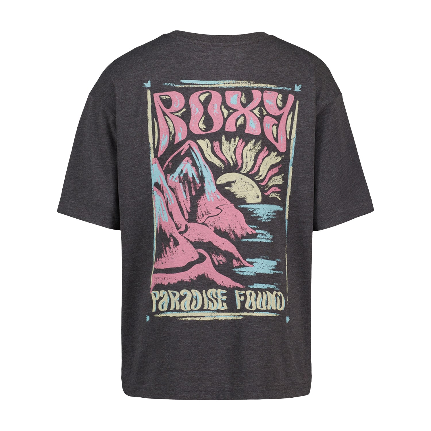 Roxy Big Kid Girls Crew Neck Short Sleeve Oversized Graphic T-Shirt