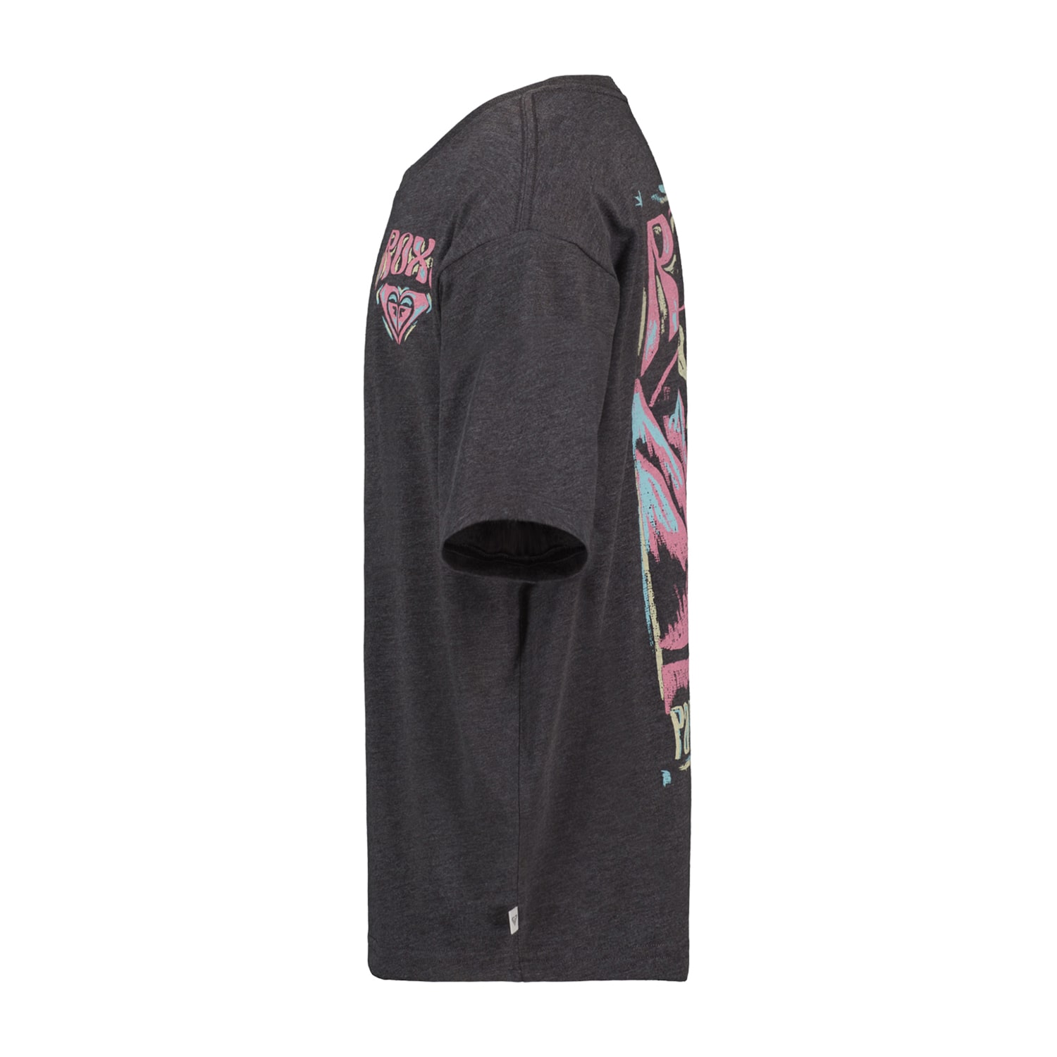Roxy Big Kid Girls Crew Neck Short Sleeve Oversized Graphic T-Shirt