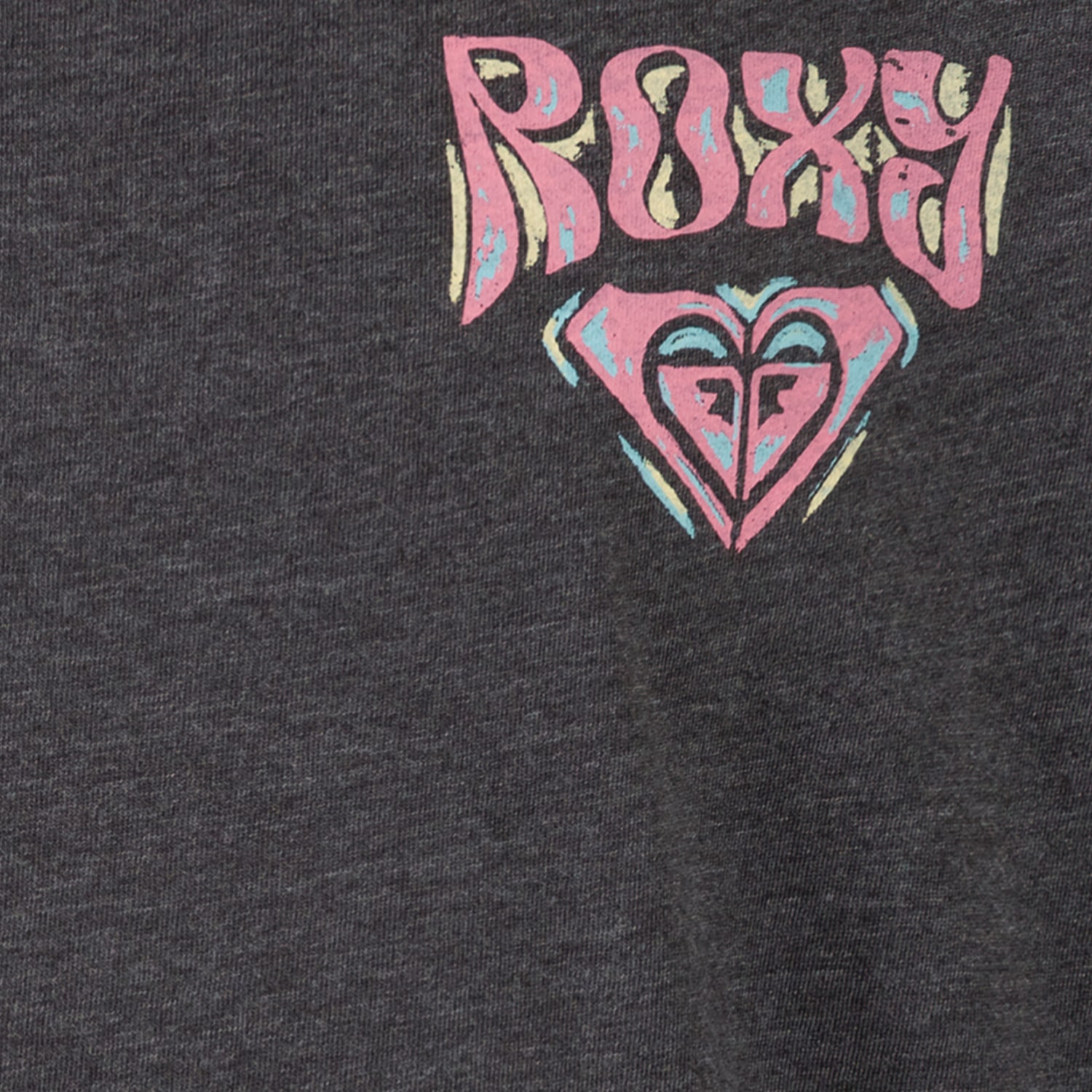 Roxy Big Kid Girls Crew Neck Short Sleeve Oversized Graphic T-Shirt