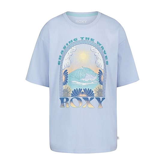 Roxy Big Kid Girls Crew Neck Short Sleeve Oversized Graphic T-Shirt