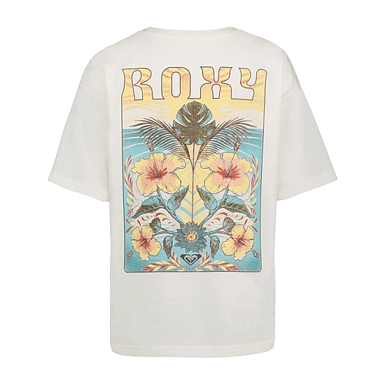 Roxy Big Kid Girls Crew Neck Short Sleeve Oversized Graphic T-Shirt