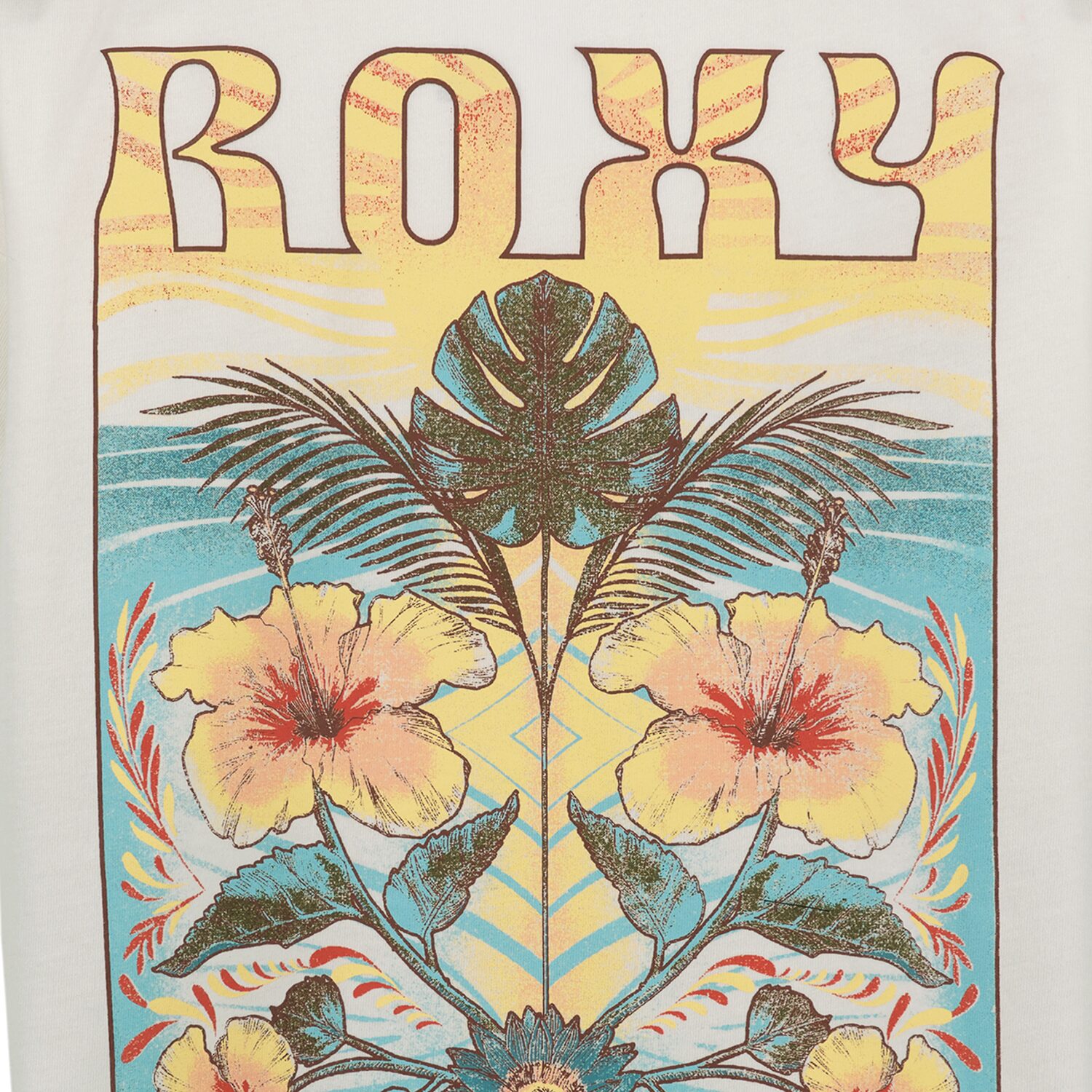 Roxy Big Kid Girls Crew Neck Short Sleeve Oversized Graphic T-Shirt