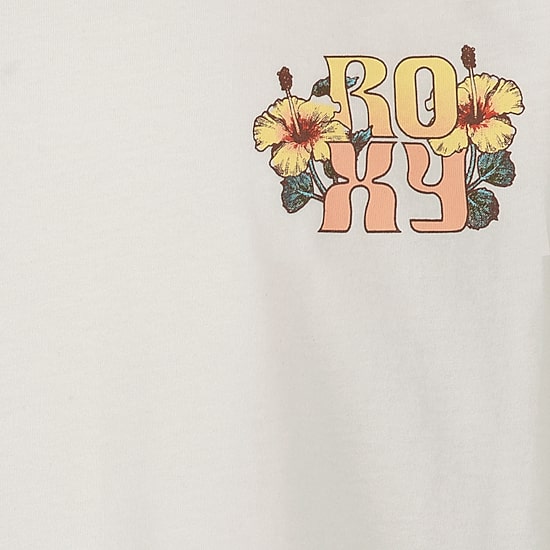 Roxy Big Kid Girls Crew Neck Short Sleeve Oversized Graphic T-Shirt