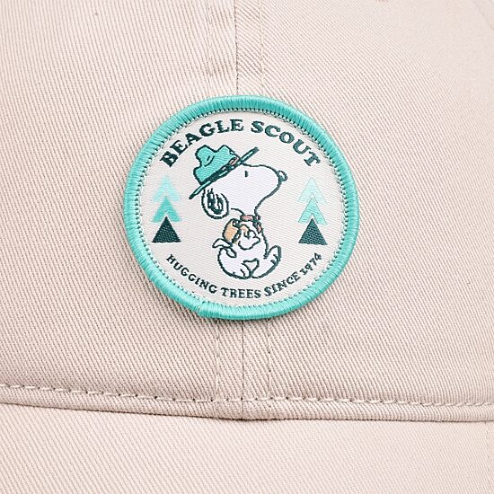Peanuts Mens Snoopy Eagle Scout Baseball Cap