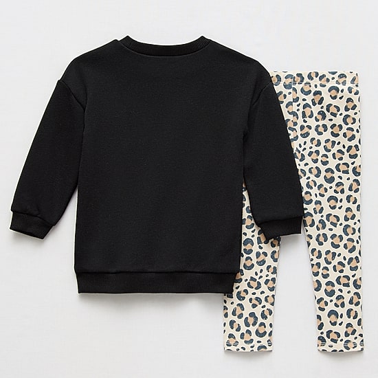 Okie Dokie Baby Girls French Terry 2-pc. Legging Set