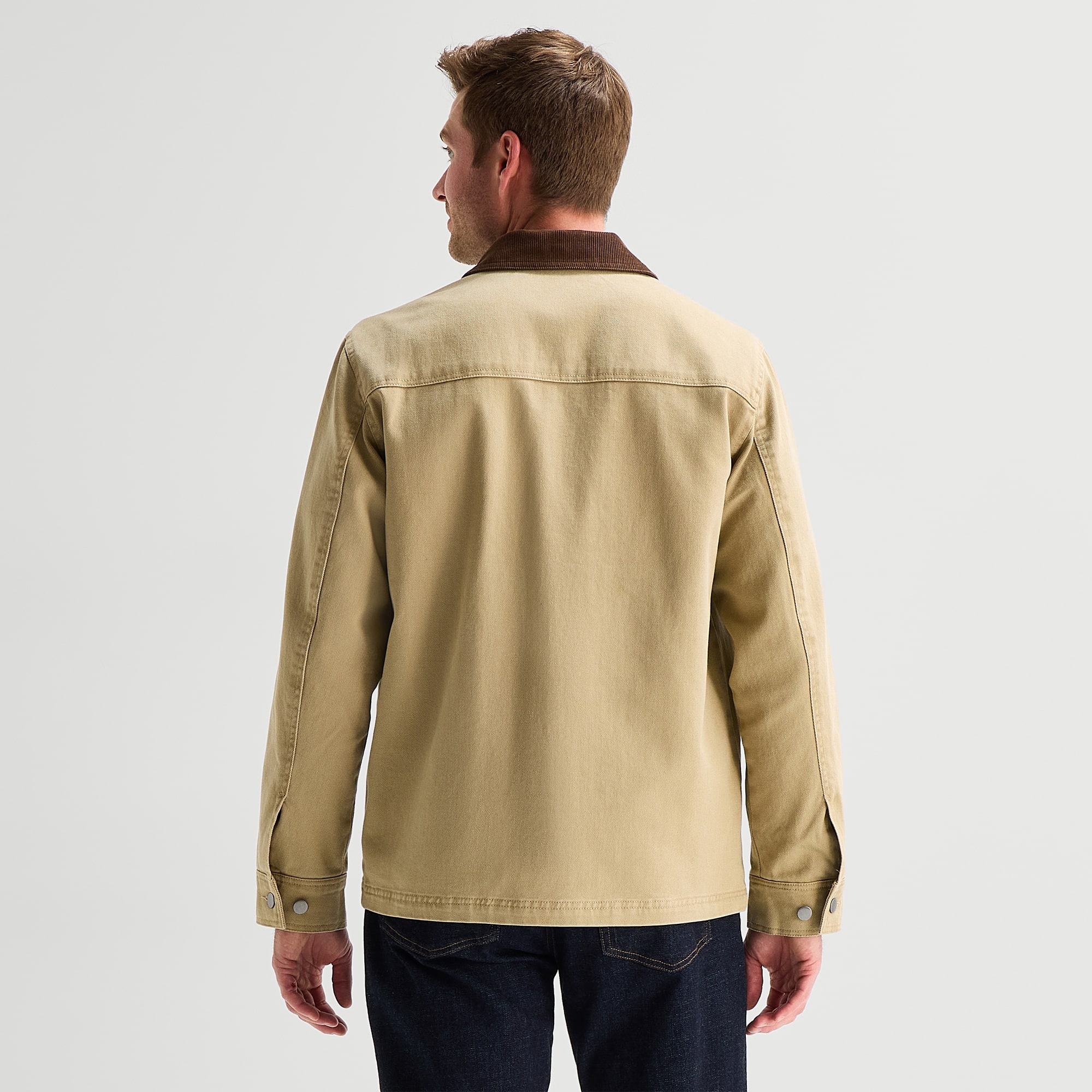St. John's Bay Barn Mens Midweight Shirt Jacket