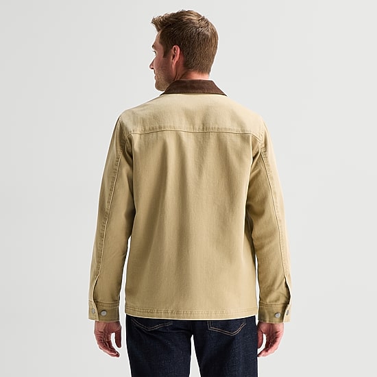 St. John's Bay Barn Mens Midweight Shirt Jacket