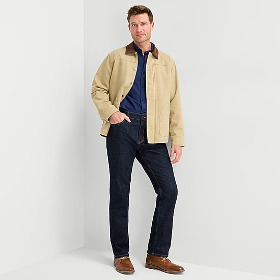 St. John's Bay Barn Mens Midweight Shirt Jacket