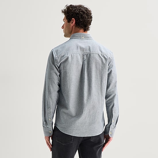 mutual weave Mens Long Sleeve Regular Fit Button-Down Shirt