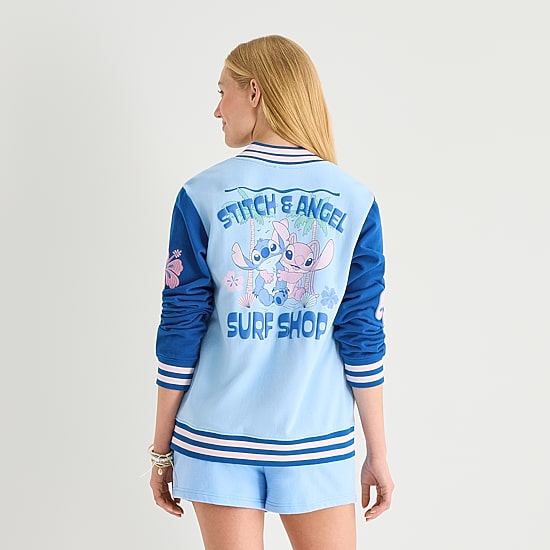 Stitch Womens Juniors Bomber Jacket