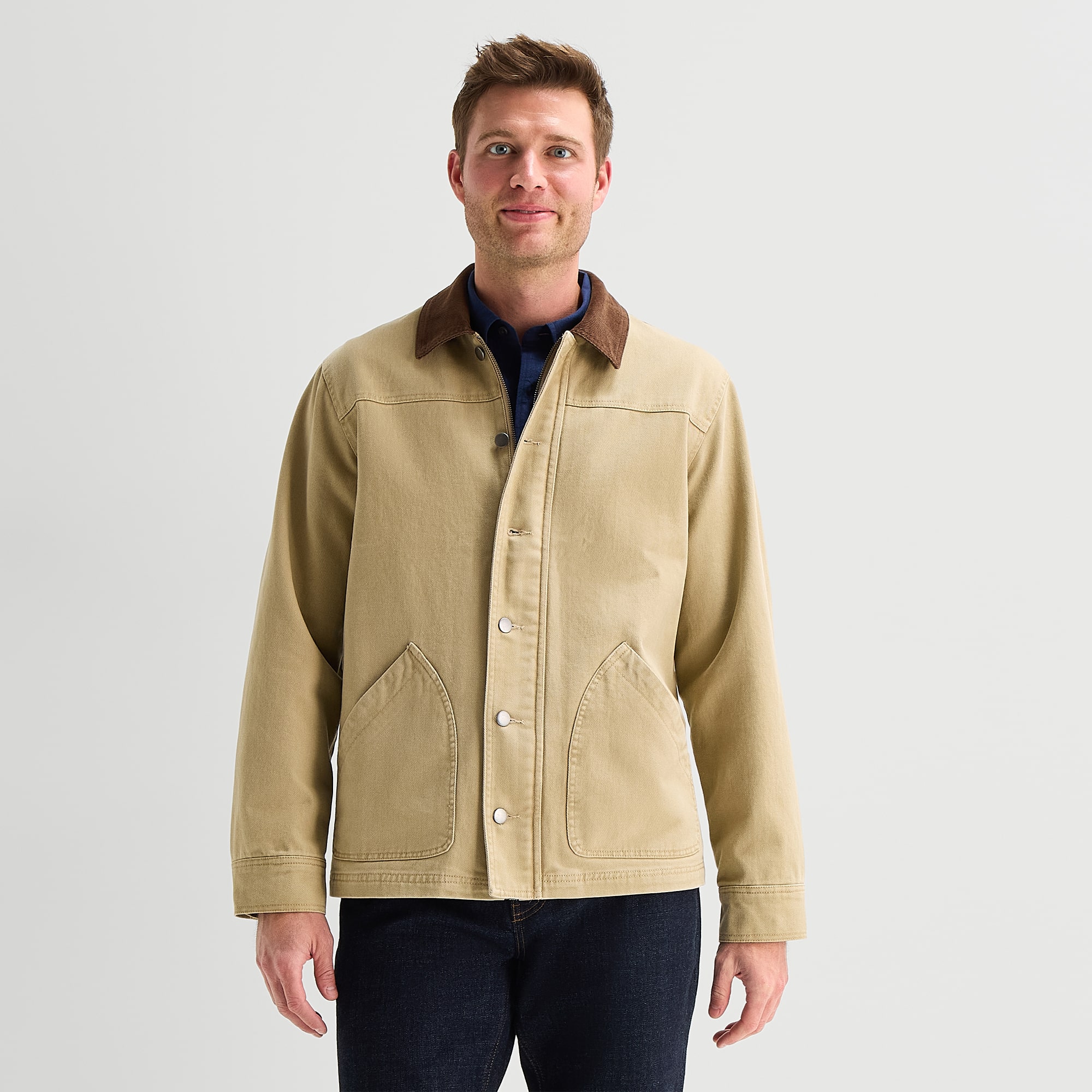 St. John's Bay Barn Mens Midweight Shirt Jacket