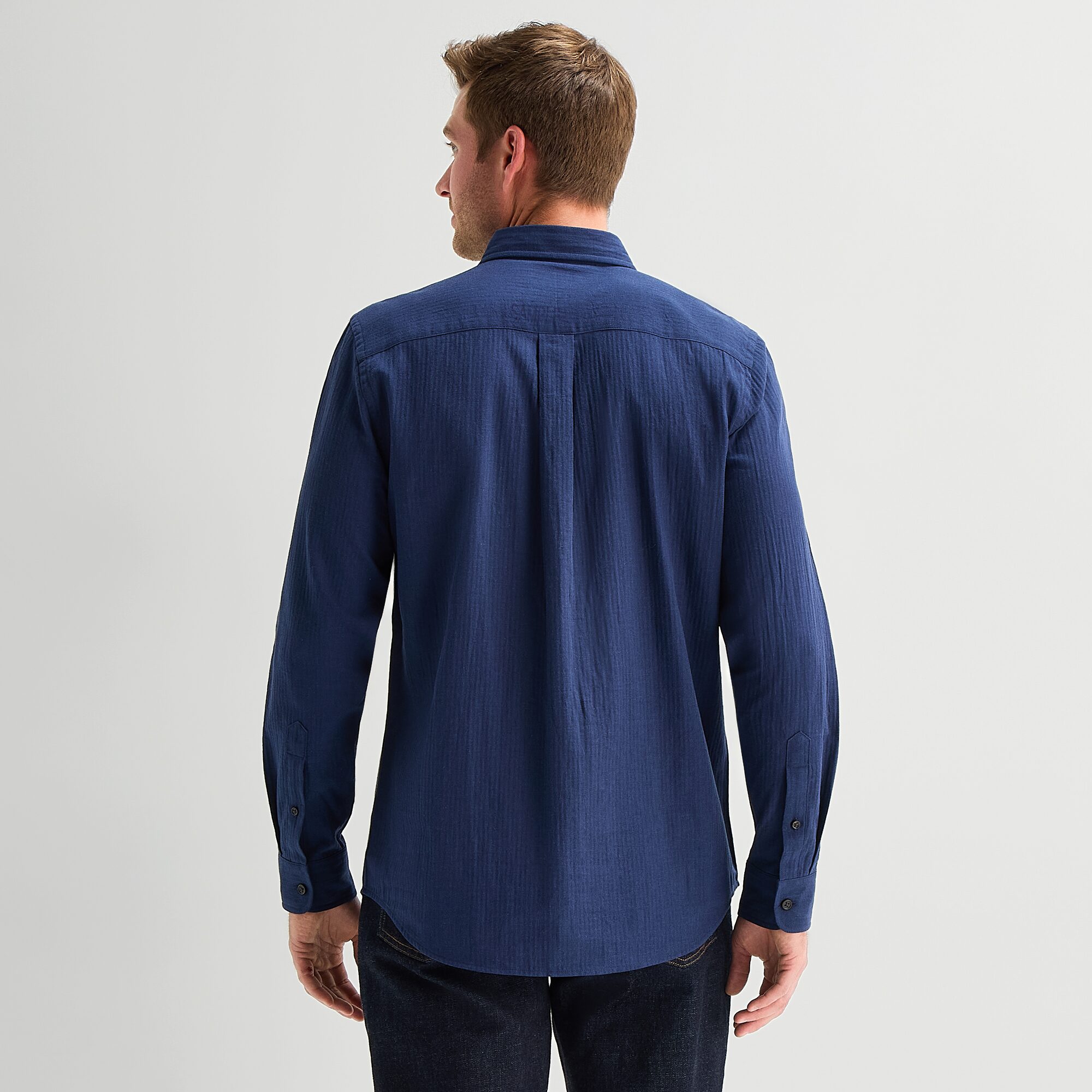 St. John's Bay Mens Long Sleeve Classic Fit Button-Down Shirt