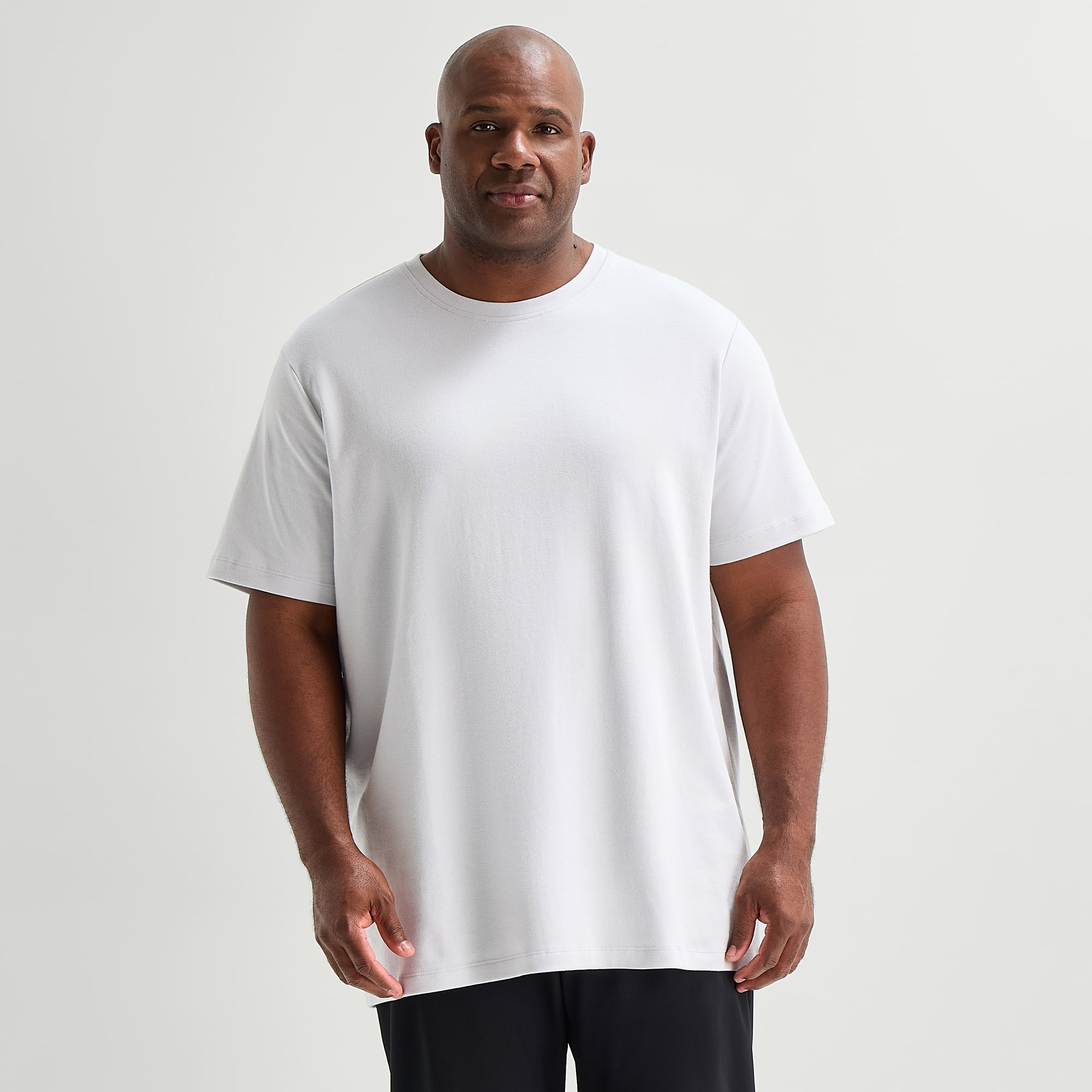 Stylus Mens Round Neck Short Sleeve Big and Tall T-Shirt