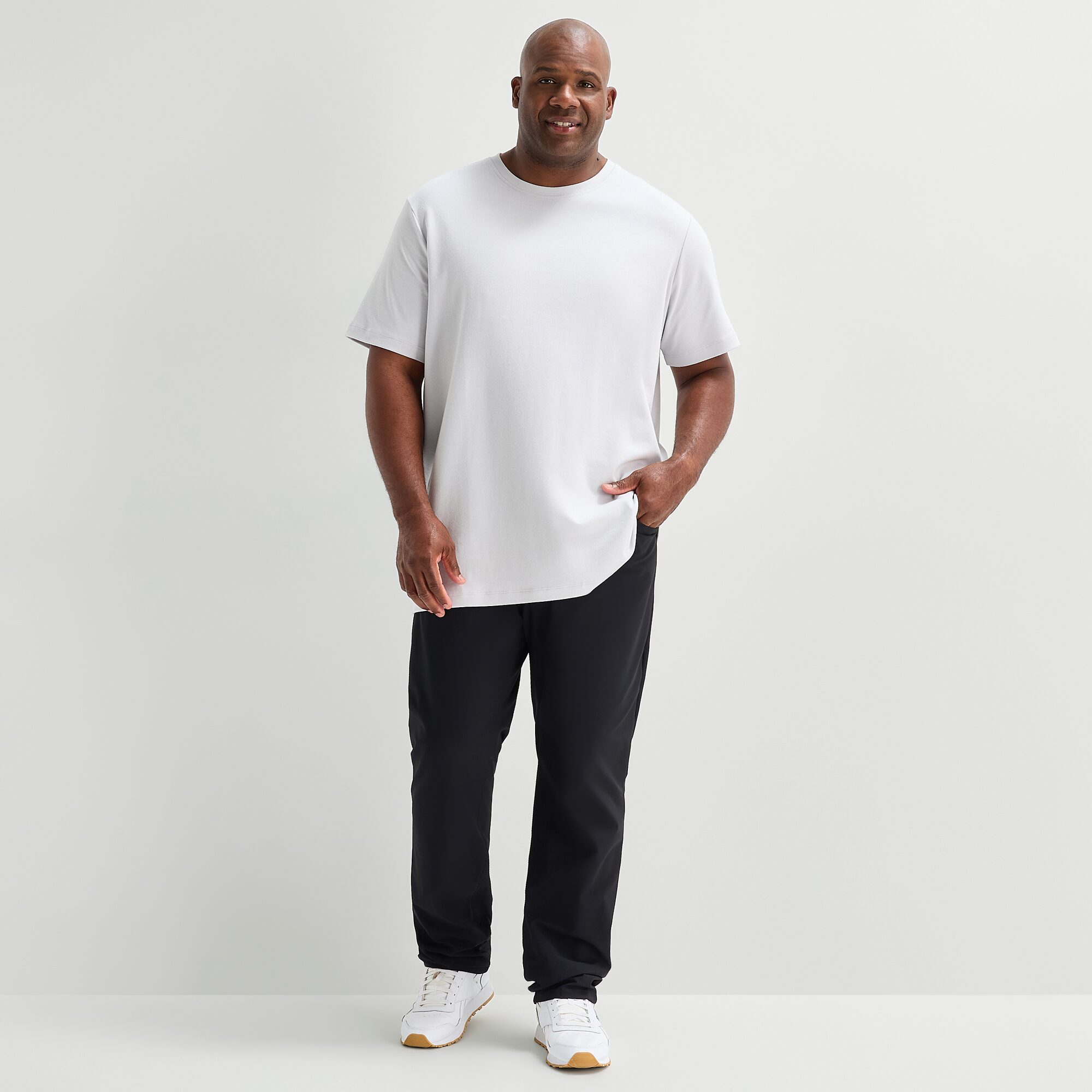 Stylus Mens Round Neck Short Sleeve Big and Tall T-Shirt