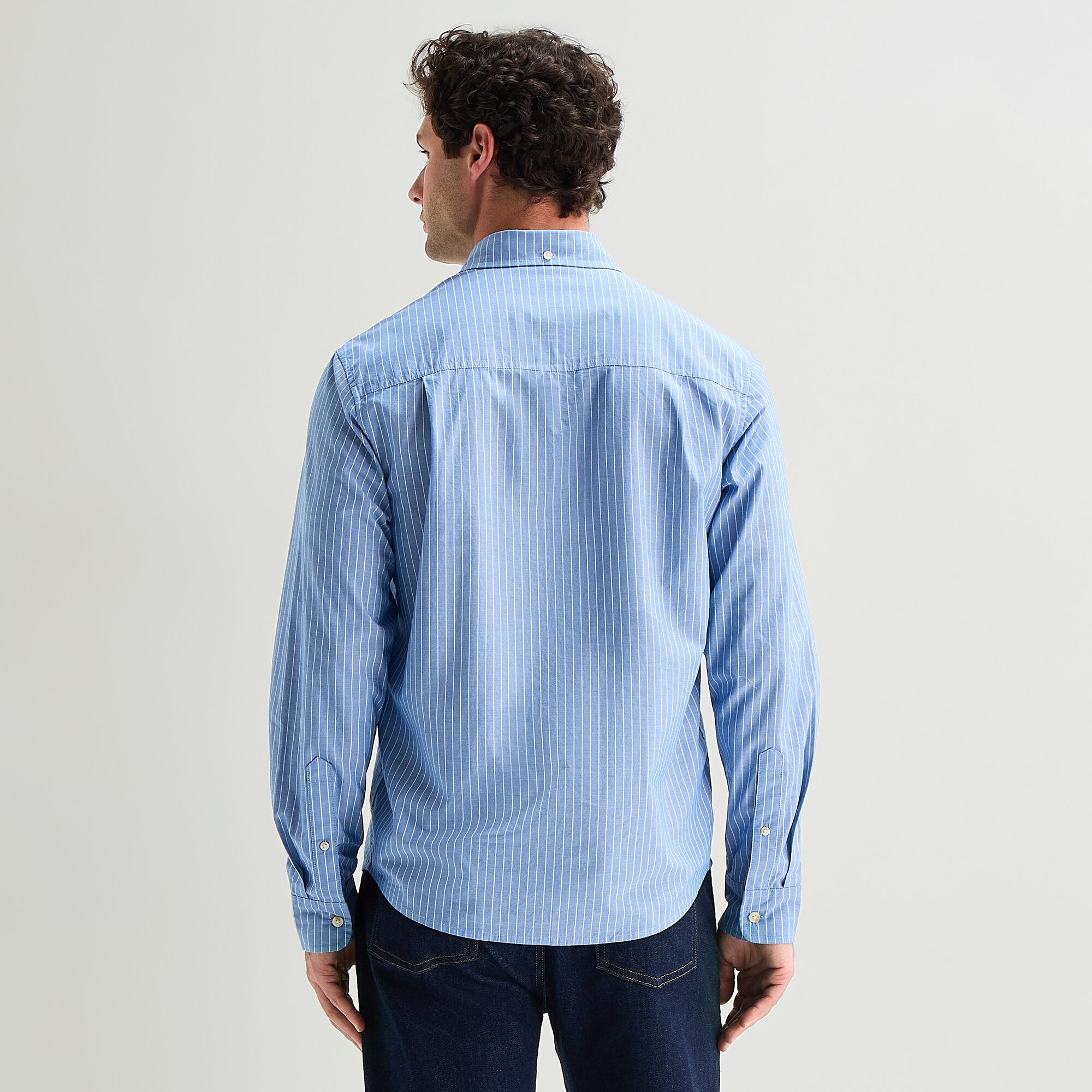 mutual weave Mens Long Sleeve Regular Fit Button-Down Shirt