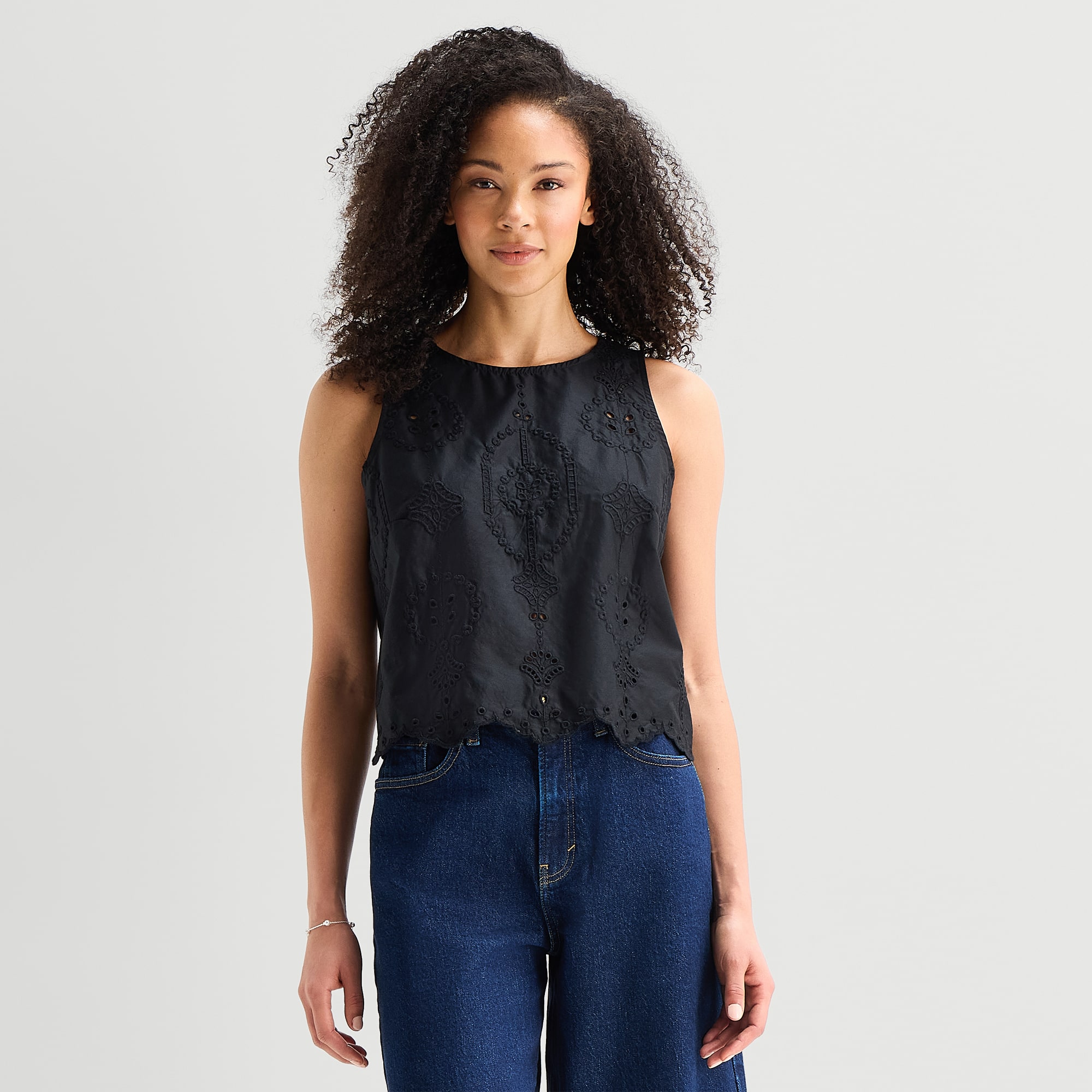 a.n.a Womens Sleeveless Blouse