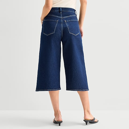 a.n.a Womens Denim Culotte Jean