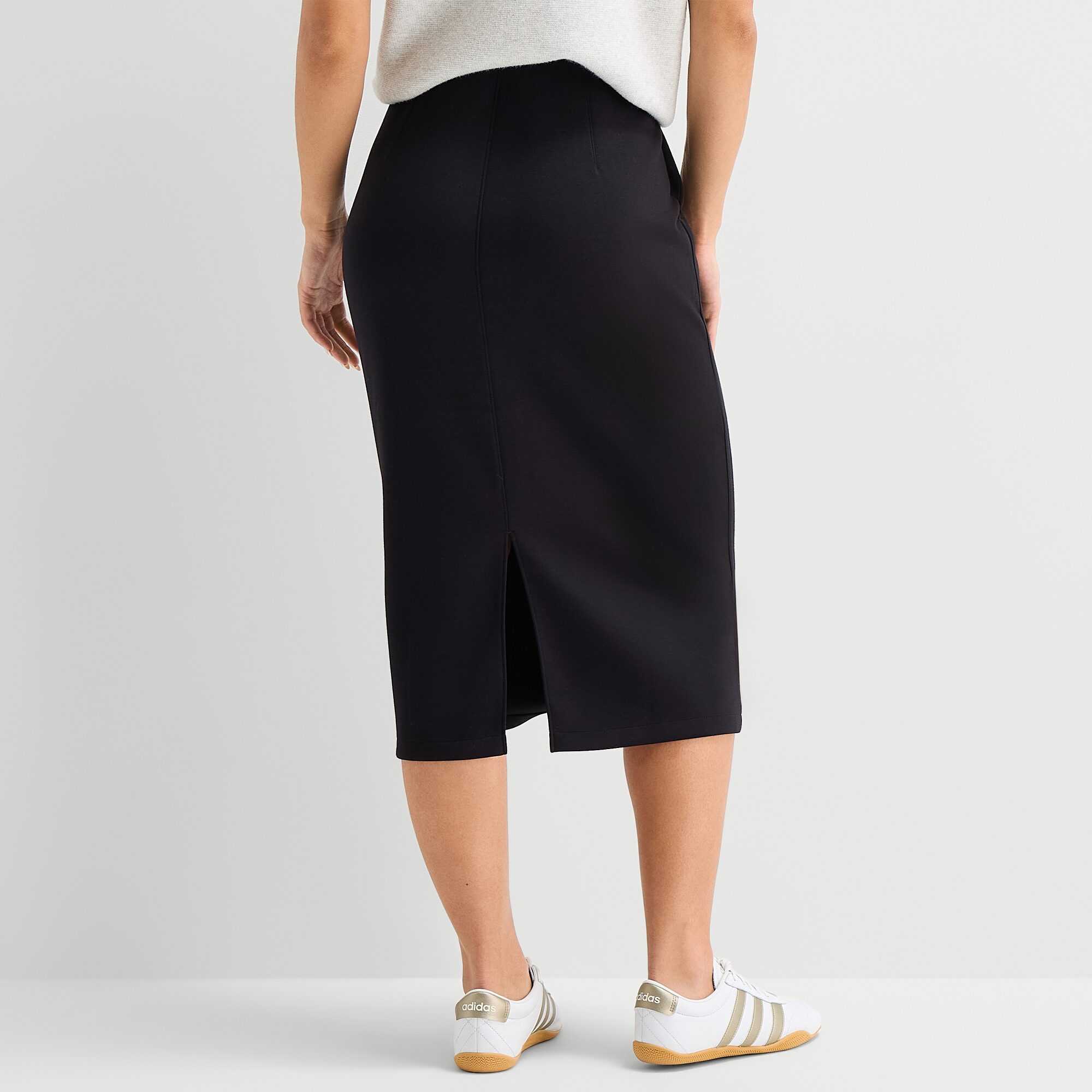 Stylus Womens High Rise Midi Pencil Skirt