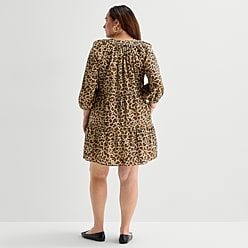 plus size smart casual dresses Chic Plus Size Pleated Midi dress