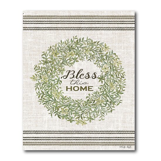 Courtside Market Bless This Home Canvas Art