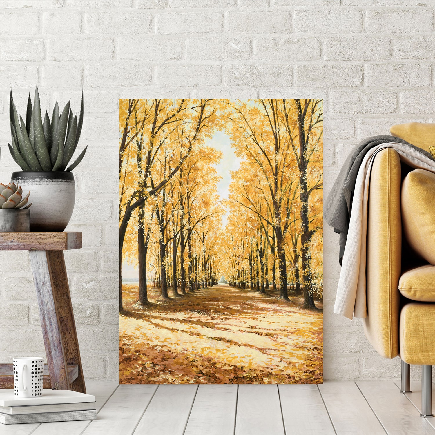 Courtside Market Yellow Falls Catherdral Canvas Art