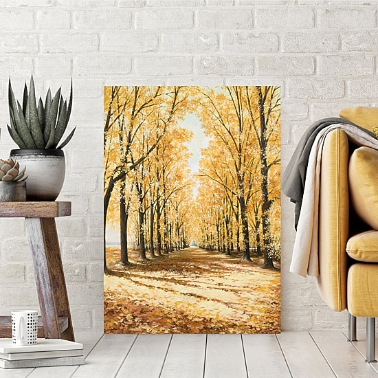 Courtside Market Yellow Falls Catherdral Canvas Art