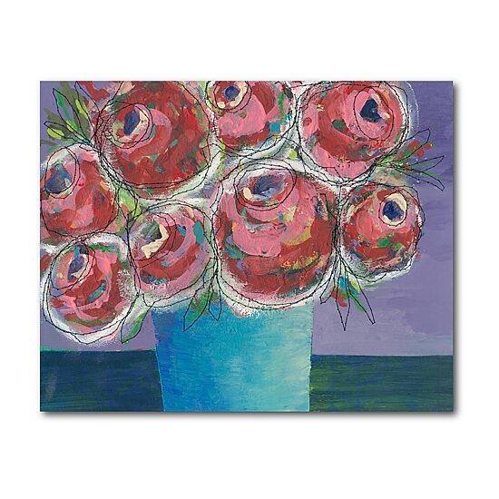 Courtside Market Candy Flowers Canvas Art