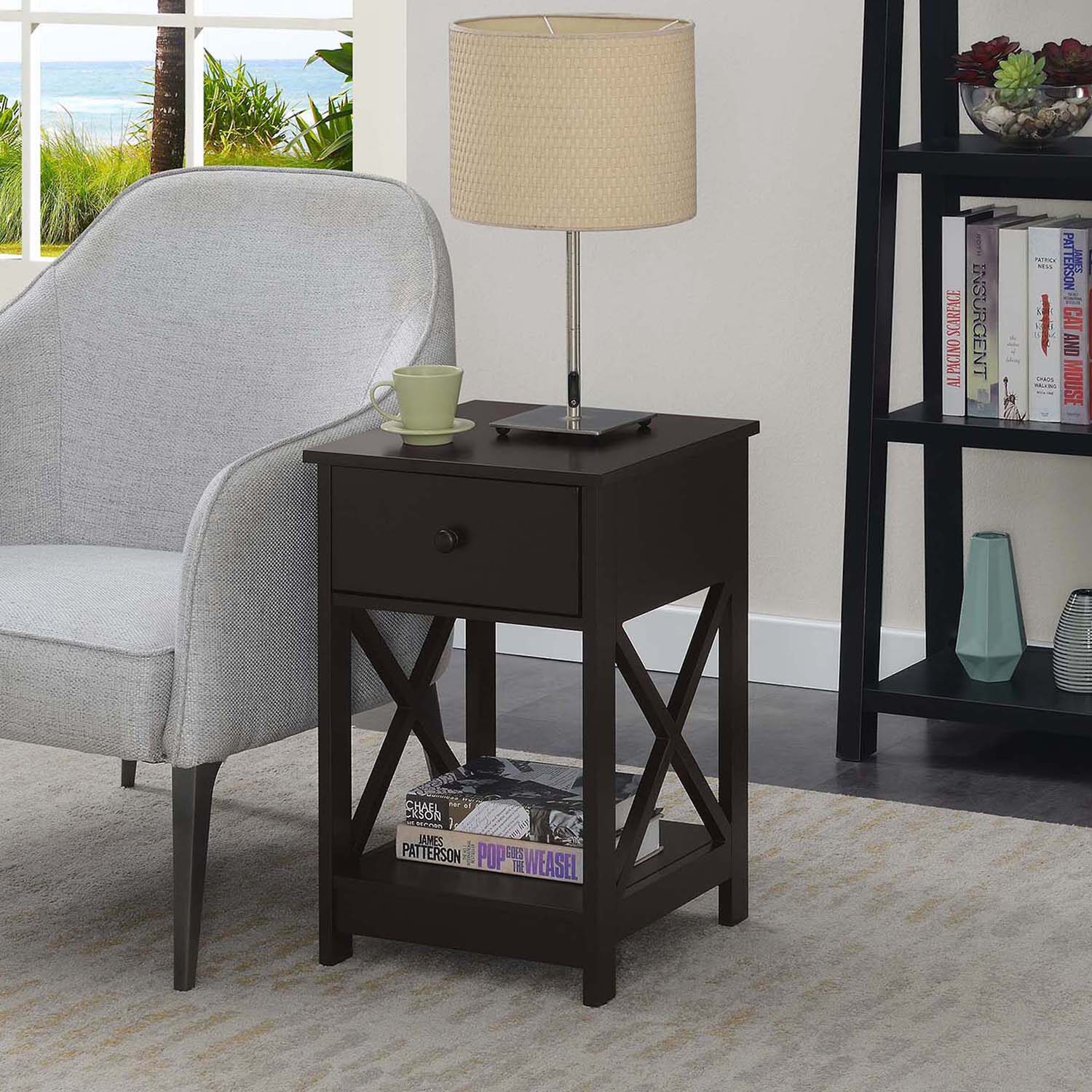 Oxford 1-Drawer Storage End Table