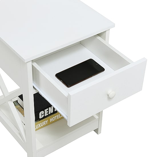 Oxford 1-Drawer Storage End Table