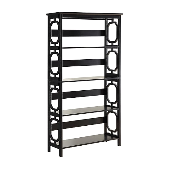 Convenience Concepts Omega Office + Library Collection 5-Shelf Bookcase