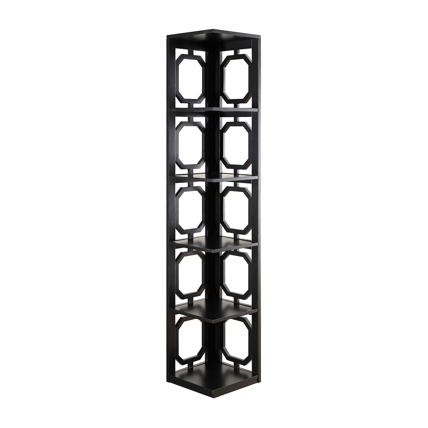 Convenience Concepts Omega Office And Library Collection 5-Shelf Bookcase