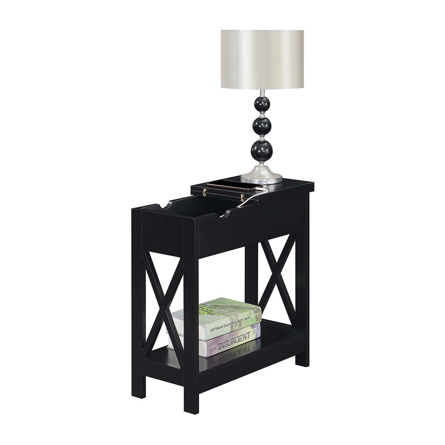 Convenience Concepts Oxford Living Room Collection Storage Console Table