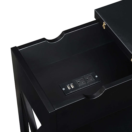 Convenience Concepts Oxford Living Room Collection Storage Console Table