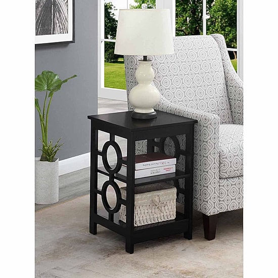Convenience Concepts Ring Living Room Collection Storage Console Table