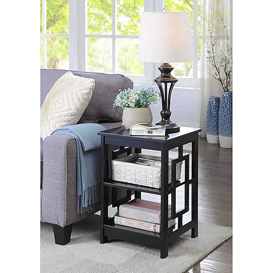 Convenience Concepts Town Square Living Room Collection Storage Console Table