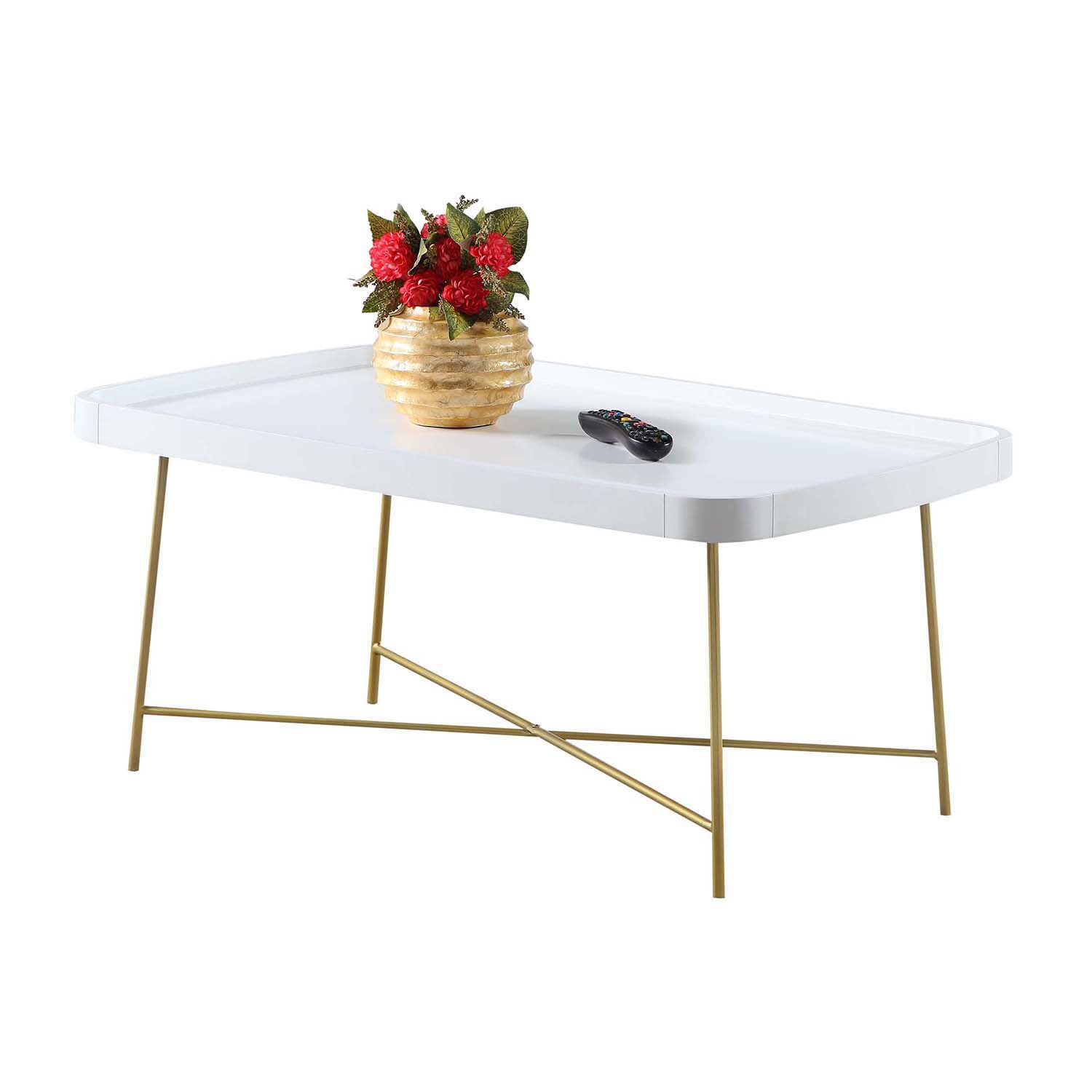 Convenience Concepts Lunar Living Room Collection Coffee Table