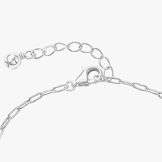 Disney Collection Girls Sterling Silver Flower Lilo & Stitch Bolo Bracelet